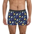 thumbnail image 1 of Fotbe Astronaut Corgi Men’s Total Support Pouch Boxer Briefs, X-Temp Cooling, Moisture-Wicking Underwear, Regular, Long-leg and Trunk-Small, 1 of 6