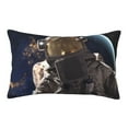 thumbnail image 1 of Fotbe Astronaut Pillow Cases - Envelope Closure - Luxury, Extra Soft, Cooling Pillow Covers - Wrinkle, Fade, Stain Resistant-20"x30", 1 of 8
