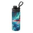 thumbnail image 1 of Fotbe Aurora Borealis Village Pattern 18 Oz Sports Insulated Kettle Vacuum Cup Stainless Steel Travel Mug Cup Thermal Flask,Insulated Kettle for Cycling Gym Basketball Outdoor, 1 of 7