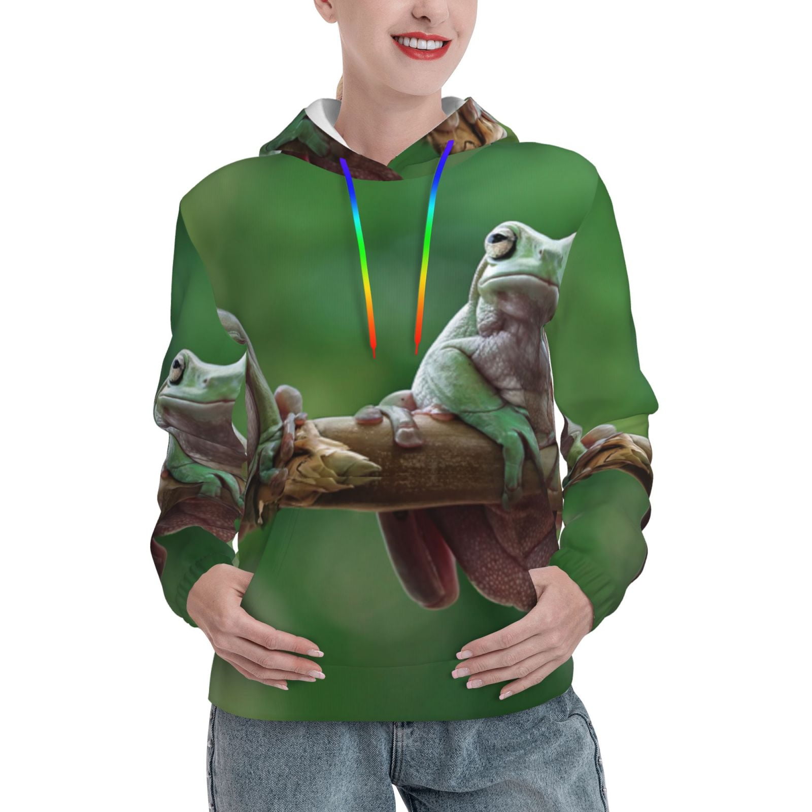 Red-Eyed Tree Frog Mens Hoodie