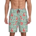 thumbnail image 1 of Fotbe Autumn Branches Fox and Mushrooms Pajama Shorts for Men, Men's Pajama Bottoms, Sleepwear,Short Pajama Pants-4X-Large, 1 of 9