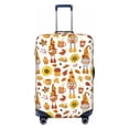 thumbnail image 1 of Fotbe Autumn Harvest Gnomes Luggage Cover Protector,Suitcase Protector,Scratch and Dirt Resistant,Fits 18-32 Inch Luggage-X-Large, 1 of 8
