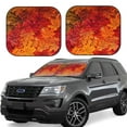 thumbnail image 1 of Fotbe Autumn Leaf 2-Piece Car Windshield Sun Shade | Sun Blocker for Car Windshield | Foldable Automotive Interior Accessories for Sun Protection-Medium, 1 of 7