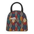 thumbnail image 1 of Fotbe Autumn Leaves Pattern Lunch Bag, Insulated Lunch Box, Small Leakproof Cooler Food Lunch Containers Reusable High Capacity Lunch Tote Bags for Work, Travel, Outdoor, 1 of 1