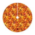 thumbnail image 1 of Fotbe Autumn Maple Leaf Pile Pattern Christmas Tree Skirt, Tree Skirts Plush Christmas Decorations, Christmas Tree Skirts Xmas Decorations Holiday Party Decor-30", 1 of 6