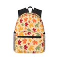 thumbnail image 1 of Fotbe Autumn Maple Leaves Lightweight Casual Laptop Backpack for Men and Women, Daily use Waterproof backpack, Backpack for College, 1 of 7
