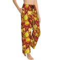 thumbnail image 1 of Fotbe Autumn Mosaic Maple Leaves Women's Pajama Pants,Sleepwear Pants,Pj Bottoms Drawstring And Pockets-Large, 1 of 7