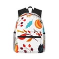 thumbnail image 1 of Fotbe Autumn Pumpkins Fall Leaves Lightweight Casual Laptop Backpack for Men and Women, Daily use Waterproof backpack, Backpack for College, 1 of 8