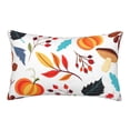 thumbnail image 1 of Fotbe Autumn Pumpkins Fall Leaves Pillow Cases - Envelope Closure - Luxury, Extra Soft, Cooling Pillow Covers - Wrinkle, Fade, Stain Resistant-14"x20", 1 of 9