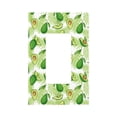thumbnail image 1 of Fotbe Avocado And Tropical Palm Leaves Print Duplex Receptacle Wall Plate, 1-Gang 5.0" x3.0" Wall Outlet Covers, Dual Outlet Faceplates Covers, Color-matched Screws Included-Style U, 1 of 6