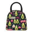 thumbnail image 1 of Fotbe Avocado Love Pattern Lunch Bag, Insulated Lunch Box, Small Leakproof Cooler Food Lunch Containers Reusable High Capacity Lunch Tote Bags for Work, Travel, Outdoor, 1 of 6
