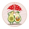 thumbnail image 1 of Fotbe Avocado Lovers Wearing Umbrella Pattern Christmas Tree Skirt, Tree Skirts Plush Christmas Decorations, Christmas Tree Skirts Xmas Decorations Holiday Party Decor-30", 1 of 6