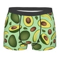 thumbnail image 1 of Fotbe Avocado With Seeds Men’s Total Support Pouch Boxer Briefs, X-Temp Cooling, Moisture-Wicking Underwear, Regular, Long-leg and Trunk-, 1 of 9
