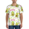 thumbnail image 1 of Fotbe Avocado Work Out Baseball Jersey Shirt for Men and Women, Casual Short Sleeves Button Down T-Shirt-3X-Large, 1 of 9