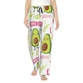 thumbnail image 1 of Fotbe Avocado Work Out Women's Pajama Pants,Sleepwear Pants,Pj Bottoms Drawstring And Pockets-XX-Large, 1 of 9