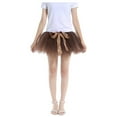 thumbnail image 1 of Women's Carnival Fashion Casual Multicolor Mesh Skirt Dance Skirt Ballet Dress Tutu Skirt Puffy Skirt Cow Skirt Women Figure Skating Skirt Ballet Skirts for Girls Suede Skirts for Women Spandex Skirts, 1 of 3