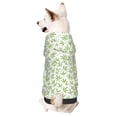 thumbnail image 1 of Fotbe Bamboo 1 Print Small Dog Sweater Hoodies Pet Grey Hooded Soft Fleece Sweatshirts with Pocket Fall Winter Puppy Cat Sweaters Warm Clothes-Medium, 1 of 7