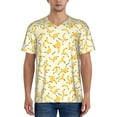 thumbnail image 1 of Fotbe Banana Baseball Jersey Shirt for Men and Women, Casual Short Sleeves Button Down T-Shirt-Medium, 1 of 9