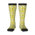 thumbnail image 1 of Fotbe Banana print Women's Men's Novelty Crew Socks Cotton Socks Knee High Socks for Walking,Running,Nurses,Pregnancy, 1 of 8