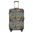 thumbnail image 1 of Fotbe Barbeque Luggage Cover Protector,Suitcase Protector,Scratch and Dirt Resistant,Fits 18-32 Inch Luggage-X-Large, 1 of 9