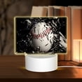 thumbnail image 1 of Fotbe Baseball Breaking Glass Pattern Acrylic Night Light Gift with 3 Color ModesTouch-Sensitive LED Lamp Perfect Gift for Mother's Day, Birthday, or Christmas, 1 of 9