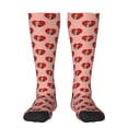 thumbnail image 1 of Fotbe Basset hound dog with paw print Women's Men's Novelty Crew Socks Cotton Socks Knee High Socks for Walking,Running,Nurses,Pregnancy, 1 of 6