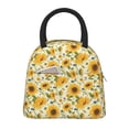 thumbnail image 1 of Fotbe Beautiful Countryside Sunflower Pattern Lunch Bag, Insulated Lunch Box, Small Leakproof Cooler Food Lunch Containers Reusable High Capacity Lunch Tote Bags for Work, Travel, Outdoor, 1 of 1