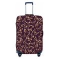 thumbnail image 1 of Fotbe Beautiful Purple Butterflies Luggage Cover Protector,Suitcase Protector,Scratch and Dirt Resistant,Fits 18-32 Inch Luggage-Large, 1 of 8