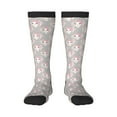 thumbnail image 1 of Fotbe Beautiful Rabbit1 print Women's Men's Novelty Crew Socks Cotton Socks Knee High Socks for Walking,Running,Nurses,Pregnancy, 1 of 9