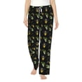 thumbnail image 1 of Fotbe Bee Floral Women's Pajama Pants,Sleepwear Pants,Pj Bottoms Drawstring And Pockets-Small, 1 of 9