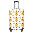 thumbnail image 1 of Fotbe Bees and Flowers Luggage Cover Protector,Suitcase Protector,Scratch and Dirt Resistant,Fits 18-32 Inch Luggage-Small, 1 of 9