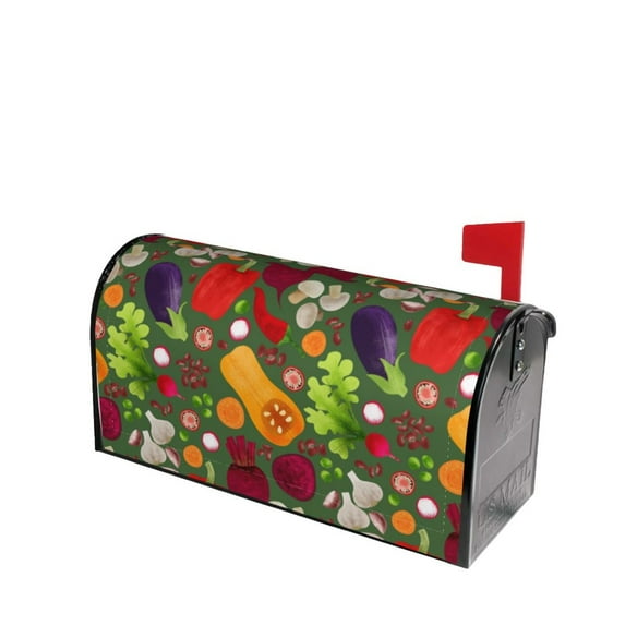 Fotbe Begetable Mailbox Covers Post Letter Box Cover Garden Decor Standard Size-25.5x21 in