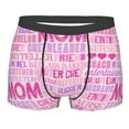 thumbnail image 1 of Fotbe Best Mom ever Men’s Total Support Pouch Boxer Briefs, X-Temp Cooling, Moisture-Wicking Underwear, Regular, Long-leg and Trunk-Large, 1 of 9