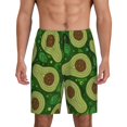 thumbnail image 1 of Fotbe Big Colorful Avocados Pajama Shorts for Men, Men's Pajama Bottoms, Sleepwear,Short Pajama Pants-XX-Large, 1 of 9