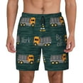 thumbnail image 1 of Fotbe Big Machine Men’s Swim Trunks Quick Dry Swim Shorts Board Shorts with Mesh Lining-Large, 1 of 9