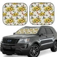 thumbnail image 1 of Fotbe Bird Sunflowers 2-Piece Car Windshield Sun Shade | Sun Blocker for Car Windshield | Foldable Automotive Interior Accessories for Sun Protection-Large, 1 of 7