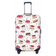 thumbnail image 1 of Fotbe Birthday Cake Luggage Cover Protector,Suitcase Protector,Scratch and Dirt Resistant,Fits 18-32 Inch Luggage-X-Large, 1 of 9