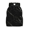 thumbnail image 1 of Fotbe Black Marble Texture Abstract Travel Laptop Backpack, Business Slim Sturdy Laptops Backpack, Water Resistant College School Computer Bag Gift for Men & Women Fits 15.6 Inch Notebook, 1 of 8