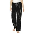 thumbnail image 1 of Fotbe Black Marble Texture Abstract Women's Pajama Pants,Sleepwear Pants,Pj Bottoms Drawstring And Pockets-XX-Large, 1 of 9