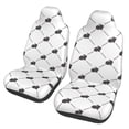 thumbnail image 1 of Fotbe Black Rabbit Pattern Automotive Seat Covers for Cars Trucks and SUVs – Car Seat Covers for Front Seats,Protective Seat Covers,Vehicle Seat Covers, Set of 2, 1 of 9