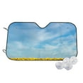 thumbnail image 1 of Fotbe Blooming Sunflower Field Car Windshield Sunshade | Sun Visor Protector Front Window Shade, Keeps Out UV Rays, Keeps Your Vehicle Cool-, 1 of 7