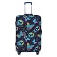 thumbnail image 1 of Fotbe Blue Butterfly Luggage Cover Protector,Suitcase Protector,Scratch and Dirt Resistant,Fits 18-32 Inch Luggage-Small, 1 of 9