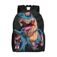 thumbnail image 1 of Fotbe Blue Dinosaur Travel Laptop Backpack, Business Slim Sturdy Laptops Backpack, Water Resistant College School Computer Bag Gift for Men & Women Fits 15.6 Inch Notebook, 1 of 8