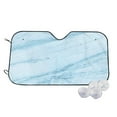 thumbnail image 1 of Fotbe Blue Marble Car Windshield Sunshade | Sun Visor Protector Front Window Shade, Keeps Out UV Rays, Keeps Your Vehicle Cool-Small, 1 of 7