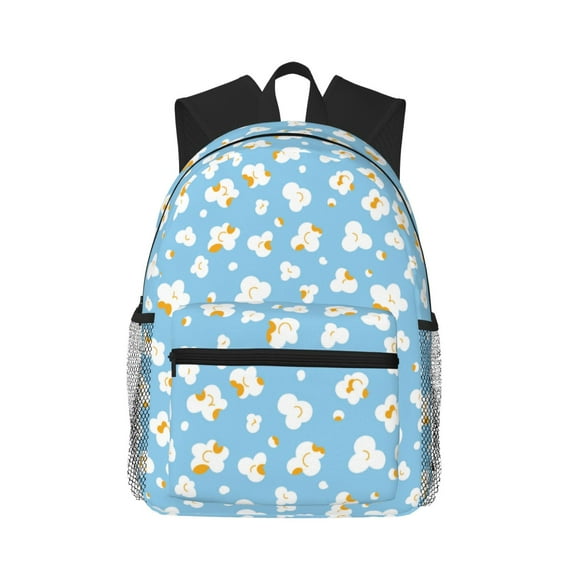 Fotbe Blue Popcorn Lightweight Casual Laptop Backpack for Men and Women, Daily use Waterproof backpack, Backpack for College