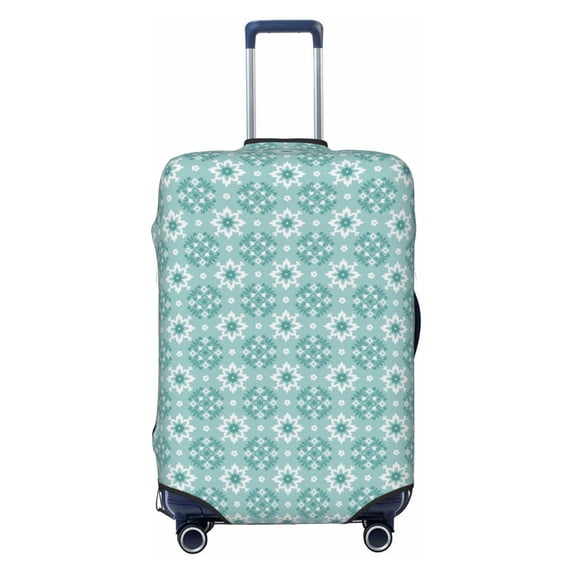Fotbe Blue Print Luggage Cover Protector,Suitcase Protector,Scratch and Dirt Resistant,Fits 18-32 Inch Luggage-X-Large