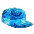 thumbnail image 1 of Fotbe Blue Shell Flat Bill Visor Cap Classic Snapback Hat Polyester Foam Trucker Hat Trucker Cap Adjustable Baseball Cap, 1 of 9