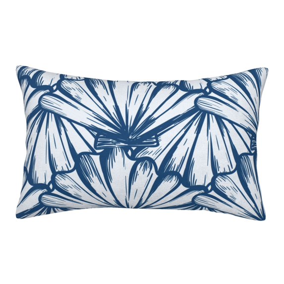 Fotbe Blue Shells Pillow Cases - Envelope Closure - Luxury, Extra Soft, Cooling Pillow Covers - Wrinkle, Fade, Stain Resistant-16"x24"