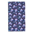 thumbnail image 1 of Fotbe Blue Skull Crystal Pattern Premium Towels , (27.5x16in) Lightweight and Highly Absorbent Quick Drying Microfiber Towel, Perfect for Daily Use, 1 of 6