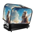 thumbnail image 1 of Fotbe Blue Sky Winged Cat for Two Slice Toaster Cover, Fingerprint Protector, Super Soft Appliance Cover And Dust Cover,Bread Dust Cover & Fingerprint Protection, 1 of 7